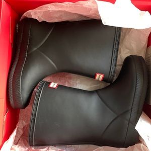 Black Matte Hunter Boots